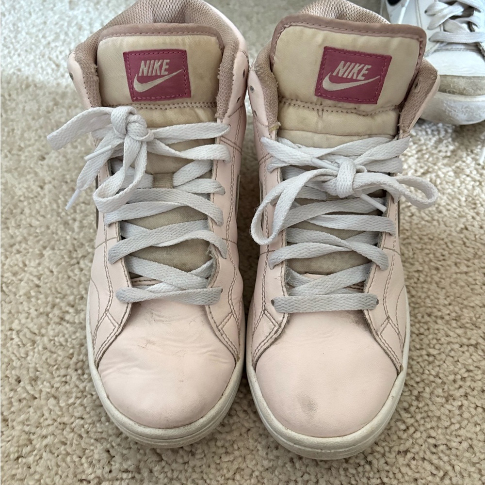 Nike Women's Light Pink High-Top Sneakers